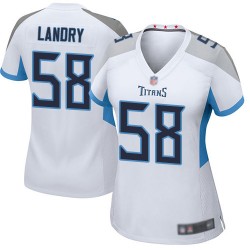 Game Women's Harold Landry White Road Jersey - #58 Football Tennessee Titans