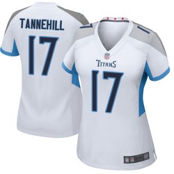 Game Women's Ryan Tannehill White Road Jersey - #17 Football Tennessee Titans