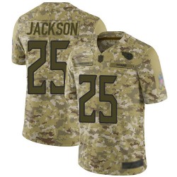Limited Men's Adoree' Jackson Camo Jersey - #25 Football Tennessee Titans 2018 Salute to Service