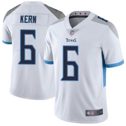 Limited Men's Brett Kern White Road Jersey - #6 Football Tennessee Titans Vapor Untouchable