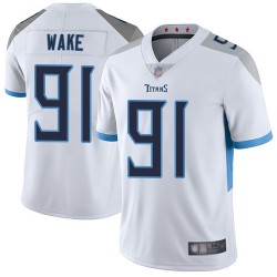 Limited Men's Cameron Wake White Road Jersey - #91 Football Tennessee Titans Vapor Untouchable