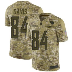 Limited Men's Corey Davis Camo Jersey - #84 Football Tennessee Titans 2018 Salute to Service