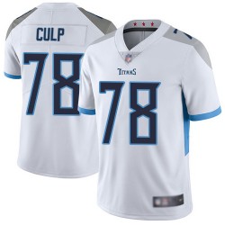 Limited Men's Curley Culp White Road Jersey - #78 Football Tennessee Titans Vapor Untouchable