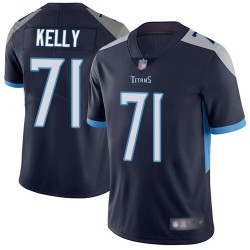 Limited Men's Dennis Kelly Navy Blue Home Jersey - #71 Football Tennessee Titans Vapor Untouchable