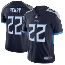 Limited Men's Derrick Henry Navy Blue Home Jersey - #22 Football Tennessee Titans Vapor Untouchable