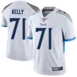 Limited Men's Dennis Kelly White Road Jersey - #71 Football Tennessee Titans Vapor Untouchable