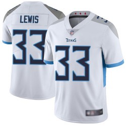 Limited Men's Dion Lewis White Road Jersey - #33 Football Tennessee Titans Vapor Untouchable