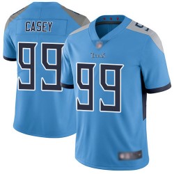 Limited Men's Jurrell Casey Light Blue Alternate Jersey - #99 Football Tennessee Titans Vapor Untouchable