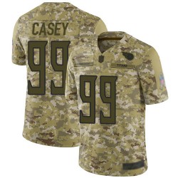 Limited Men's Jurrell Casey Camo Jersey - #99 Football Tennessee Titans 2018 Salute to Service