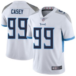 Limited Men's Jurrell Casey White Road Jersey - #99 Football Tennessee Titans Vapor Untouchable