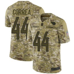Limited Men's Kamalei Correa Camo Jersey - #44 Football Tennessee Titans 2018 Salute to Service