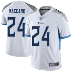 Limited Men's Kenny Vaccaro White Road Jersey - #24 Football Tennessee Titans Vapor Untouchable