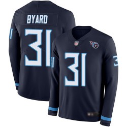 Limited Men's Kevin Byard Navy Blue Jersey - #31 Football Tennessee Titans Therma Long Sleeve
