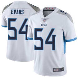 Limited Men's Rashaan Evans White Road Jersey - #54 Football Tennessee Titans Vapor Untouchable