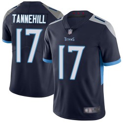 Limited Men's Ryan Tannehill Navy Blue Home Jersey - #17 Football Tennessee Titans Vapor Untouchable
