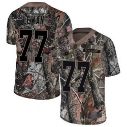 Limited Men's Taylor Lewan Camo Jersey - #77 Football Tennessee Titans Rush Realtree