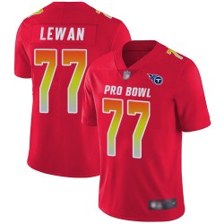 Limited Men's Taylor Lewan Red Jersey - #77 Football Tennessee Titans AFC 2019 Pro Bowl