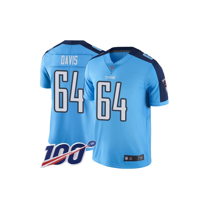 Elite Men's Light Blue Alternate Jersey - Football Customized Tennessee  Titans Vapor Untouchable Size 40/M