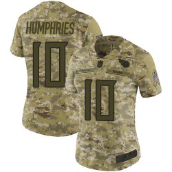 Limited Women's Adam Humphries Camo Jersey - #10 Football Tennessee Titans 2018 Salute to Service