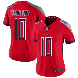 Limited Women's Adam Humphries Red Jersey - #10 Football Tennessee Titans Inverted Legend