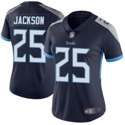 Limited Women's Adoree' Jackson Navy Blue Home Jersey - #25 Football Tennessee Titans Vapor Untouchable