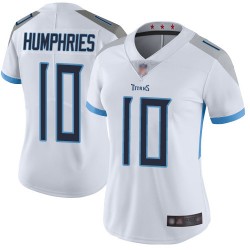 Limited Women's Adam Humphries White Road Jersey - #10 Football Tennessee Titans Vapor Untouchable