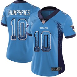 Limited Women's Adam Humphries Blue Jersey - #10 Football Tennessee Titans Rush Drift Fashion