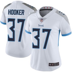 Limited Women's Amani Hooker White Road Jersey - #37 Football Tennessee Titans Vapor Untouchable