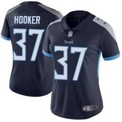 Limited Women's Amani Hooker Navy Blue Home Jersey - #37 Football Tennessee Titans Vapor Untouchable