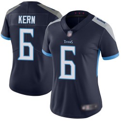 Limited Women's Brett Kern Navy Blue Home Jersey - #6 Football Tennessee Titans Vapor Untouchable
