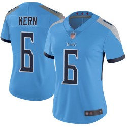 Limited Women's Brett Kern Light Blue Alternate Jersey - #6 Football Tennessee Titans Vapor Untouchable