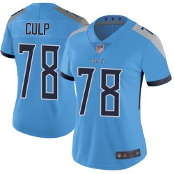 Limited Women's Curley Culp Light Blue Alternate Jersey - #78 Football Tennessee Titans Vapor Untouchable