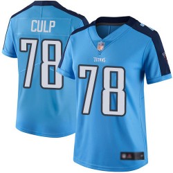 Limited Women's Curley Culp Light Blue Jersey - #78 Football Tennessee Titans Rush Vapor Untouchable