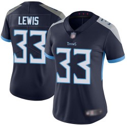 Limited Women's Dion Lewis Navy Blue Home Jersey - #33 Football Tennessee Titans Vapor Untouchable