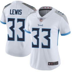 Limited Women's Dion Lewis White Road Jersey - #33 Football Tennessee Titans Vapor Untouchable