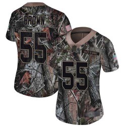 Limited Women's Jayon Brown Camo Jersey - #55 Football Tennessee Titans Rush Realtree
