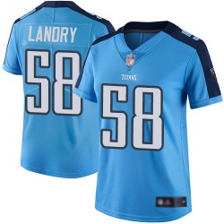 Limited Women's Harold Landry Light Blue Jersey - #58 Football Tennessee Titans Rush Vapor Untouchable