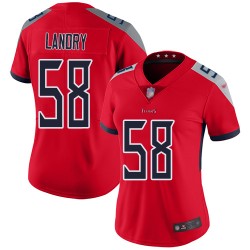 Limited Women's Harold Landry Red Jersey - #58 Football Tennessee Titans Inverted Legend