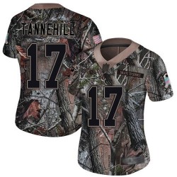 Limited Women's Ryan Tannehill Camo Jersey - #17 Football Tennessee Titans Rush Realtree