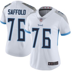 Limited Women's Rodger Saffold White Road Jersey - #76 Football Tennessee Titans Vapor Untouchable