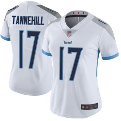 Limited Women's Ryan Tannehill White Road Jersey - #17 Football Tennessee Titans Vapor Untouchable
