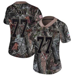 Limited Women's Taylor Lewan Camo Jersey - #77 Football Tennessee Titans Rush Realtree