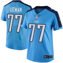 Limited Women's Taylor Lewan Light Blue Jersey - #77 Football Tennessee Titans Rush Vapor Untouchable
