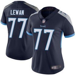 Limited Women's Taylor Lewan Navy Blue Home Jersey - #77 Football Tennessee Titans Vapor Untouchable
