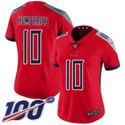 Limited Women's Adam Humphries Red Jersey - #10 Football Tennessee Titans 100th Season Inverted Legend