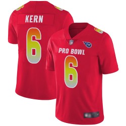 Limited Youth Brett Kern Red Jersey - #6 Football Tennessee Titans AFC 2019 Pro Bowl