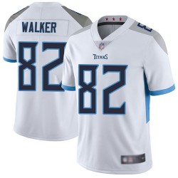 Limited Youth Delanie Walker White Road Jersey - #82 Football Tennessee Titans Vapor Untouchable