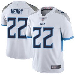 Limited Youth Derrick Henry White Road Jersey - #22 Football Tennessee Titans Vapor Untouchable