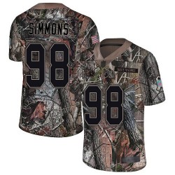 Limited Youth Jeffery Simmons Camo Jersey - #98 Football Tennessee Titans Rush Realtree
