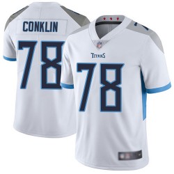 Limited Youth Jack Conklin White Road Jersey - #78 Football Tennessee Titans Vapor Untouchable